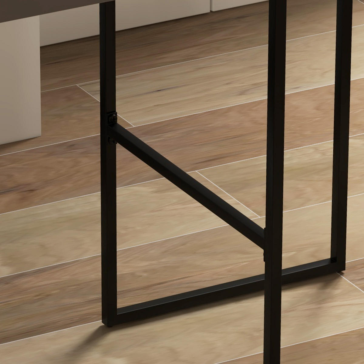 BARHOCKER 2er-Set DE-14728 Samtbezug mit Fußstütze Schwarz - Schwarz, Metall (40/91/42cm) - ComfortXL
