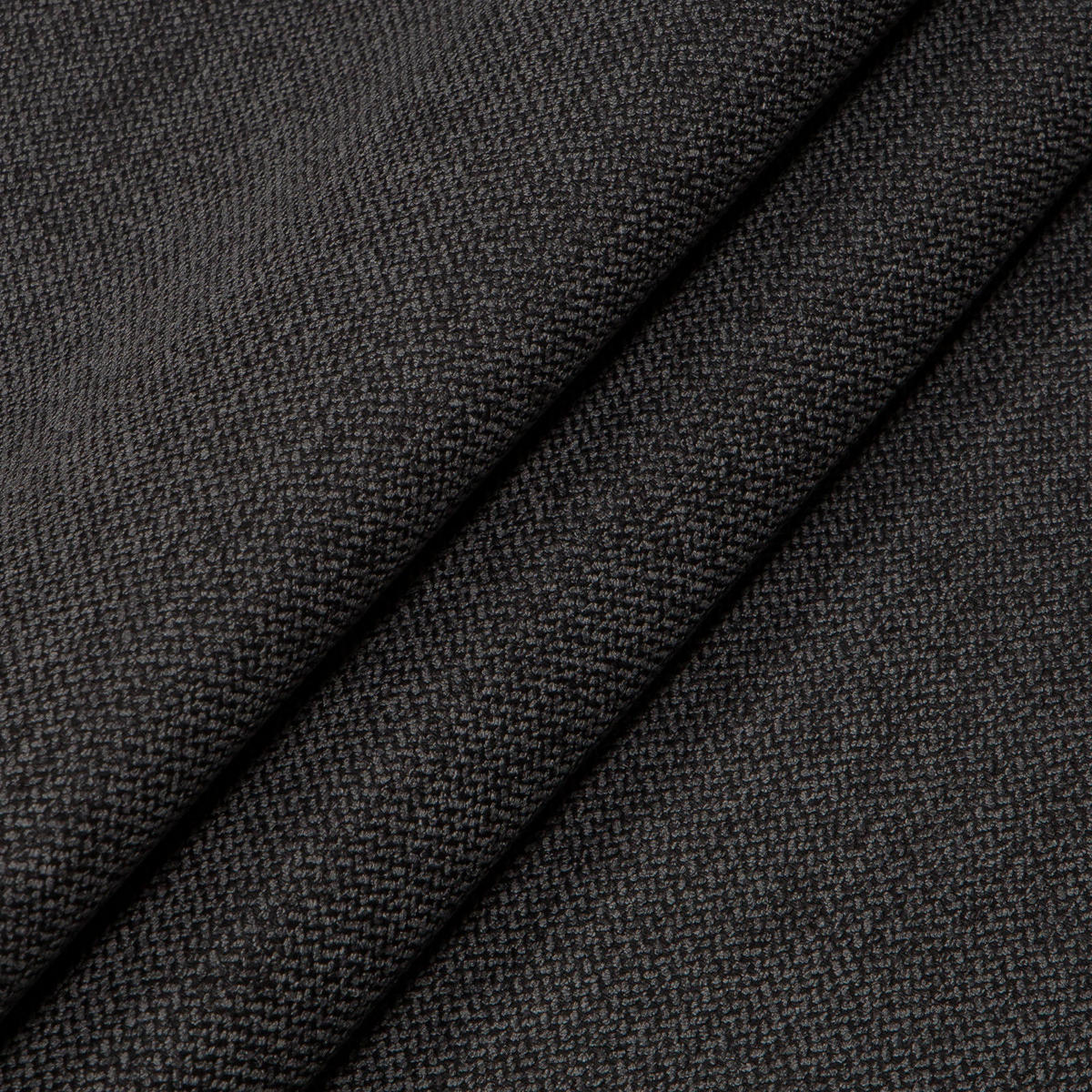 SOFA grau Flachgewebe 2-Sitzer 175 cm, Couch mit Steppoptik - Chromfarben/Grau, Holz/Textil (175/92/94cm) - Inn.Furn