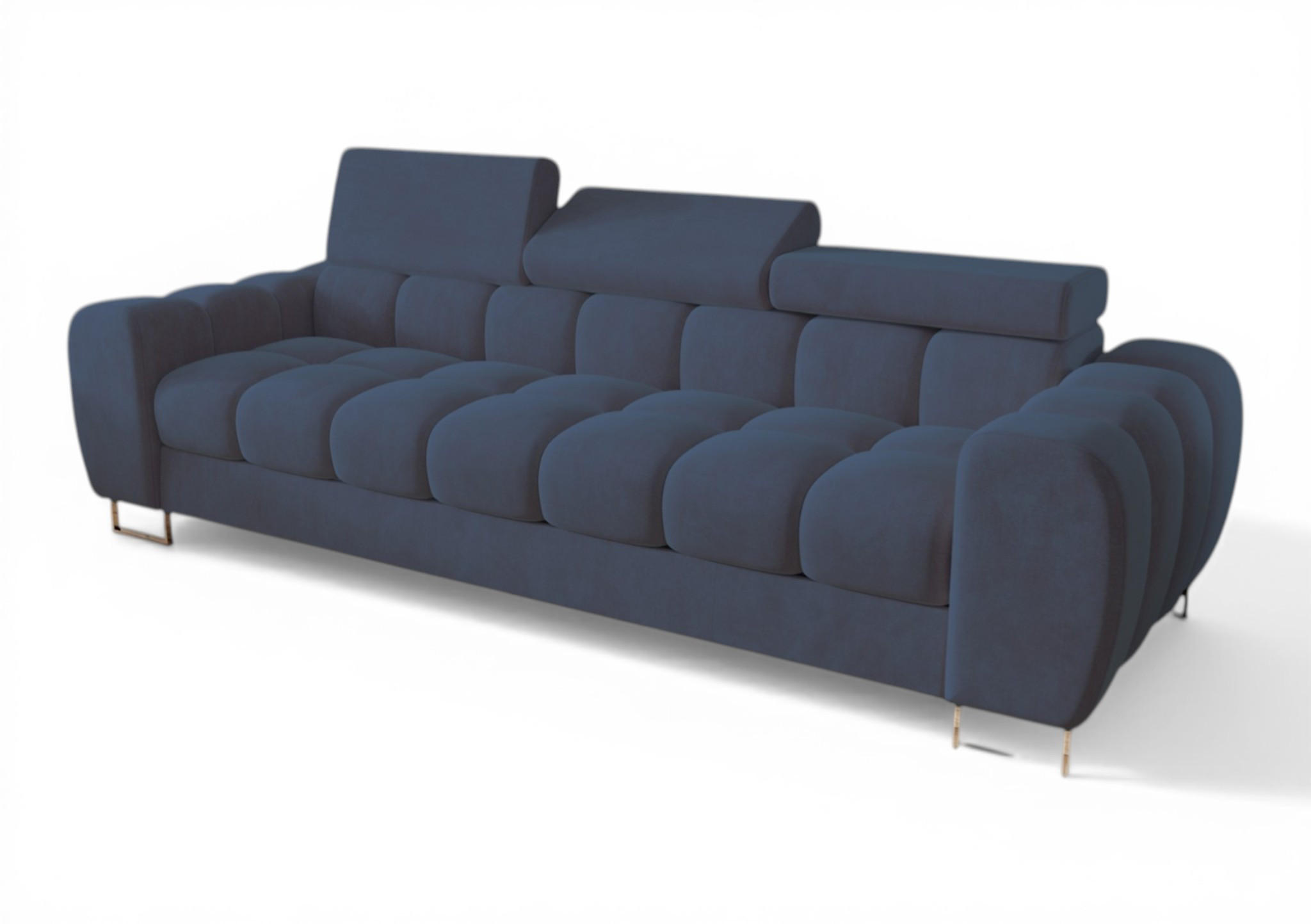 Fun Möbel Sofa Blau 265x95x97 cm