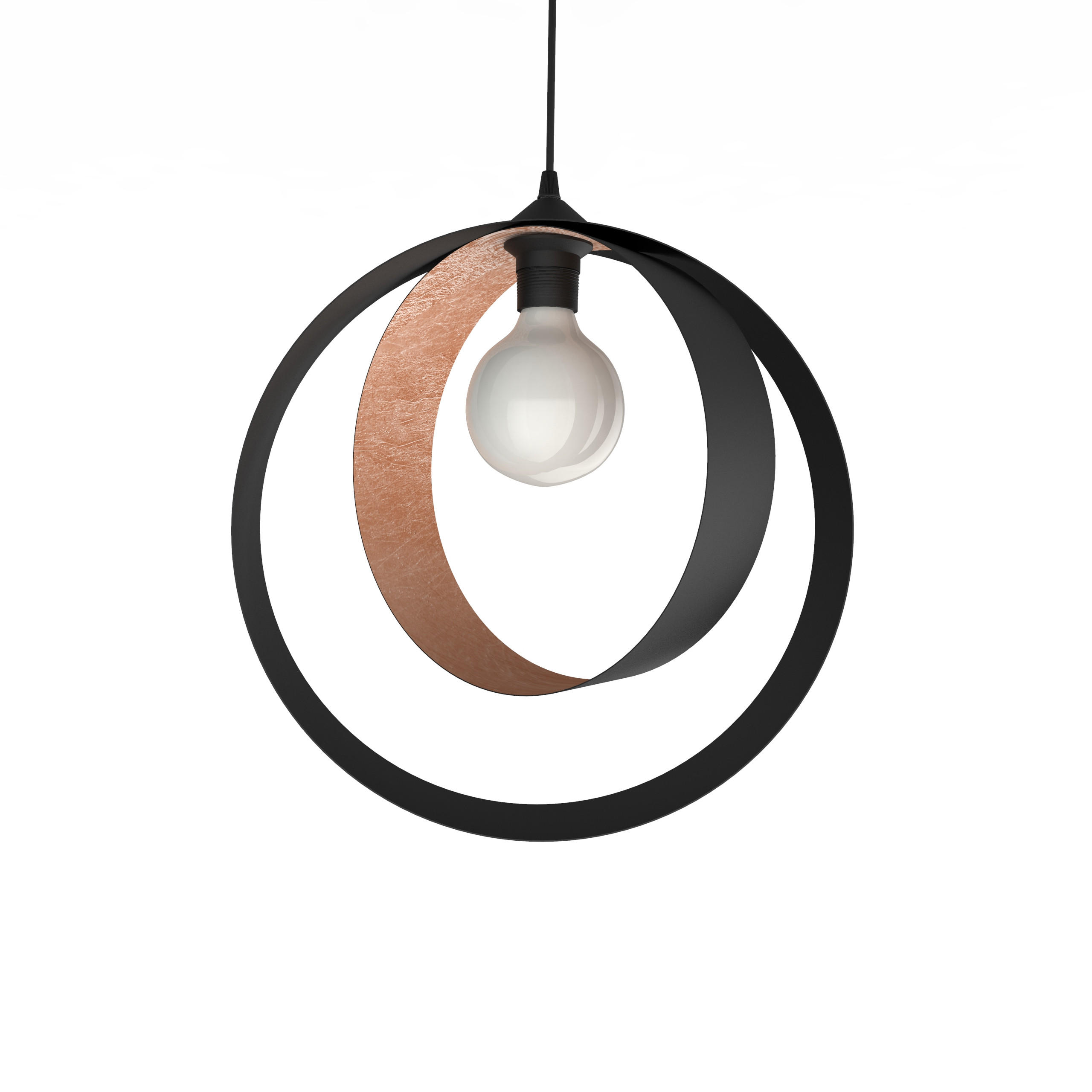 HÄNGELEUCHTE Nucleo - Kupferfarben, Metall (7/70/40cm) - Lumicom