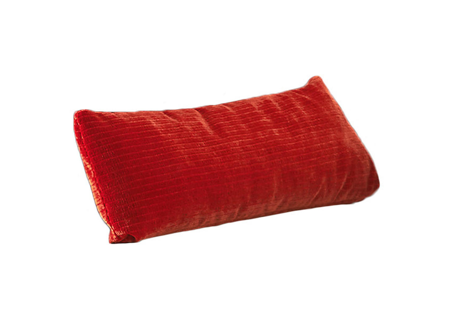 NIERENKISSEN MEDIUM SEPHI Rot Cord - Rot, Textil (67/19cm) - KAWOLA