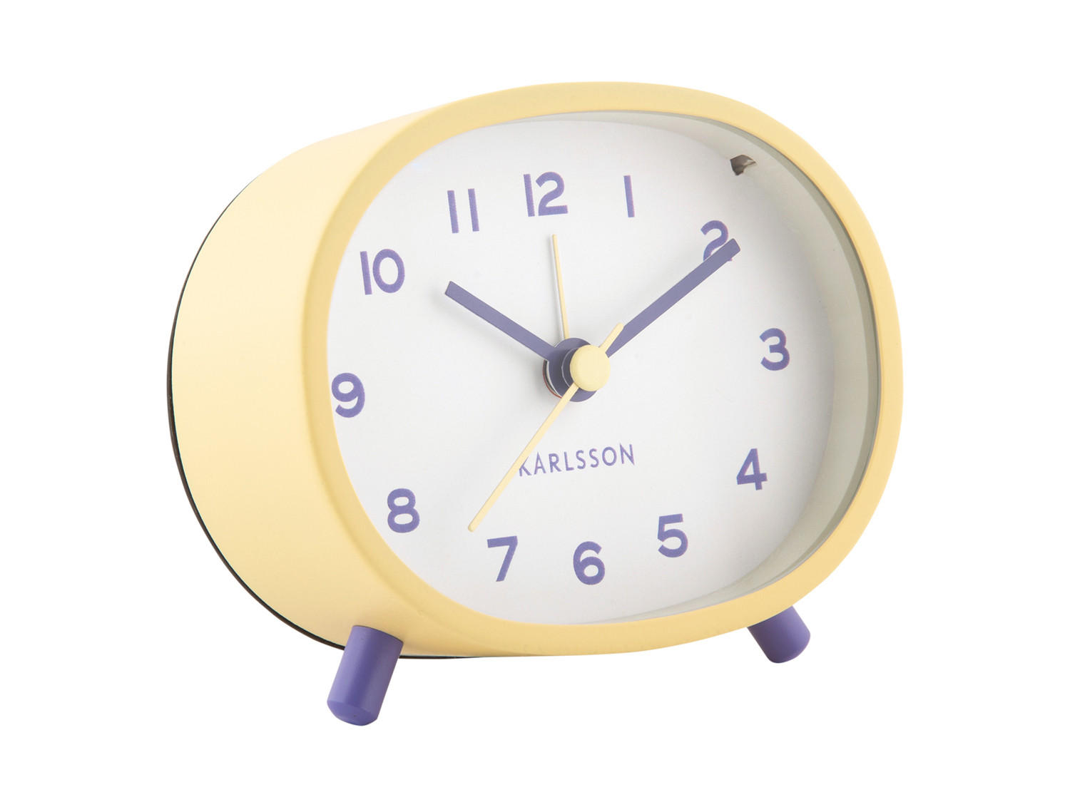 WECKER Cheeky 4/9/8 cm - Gelb, Metall (9/8/4cm) - Karlsson