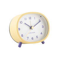 WECKER Cheeky 4/9/8 cm - Gelb, Metall (9/8/4cm) - Karlsson