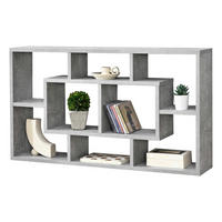 WANDREGAL Saputit - Grau, Holzwerkstoff (85/48/16cm) - [en.casa]