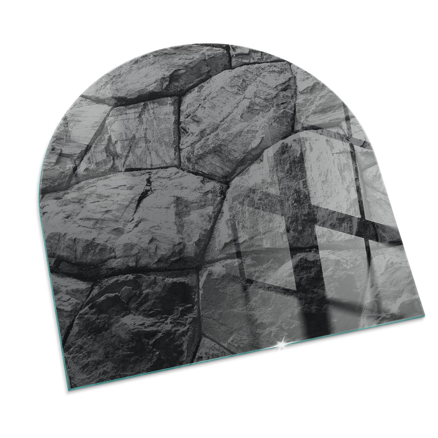 TULUP PODLOŽKA POD KRB 100x100 cm - Vzor přírodního kamene