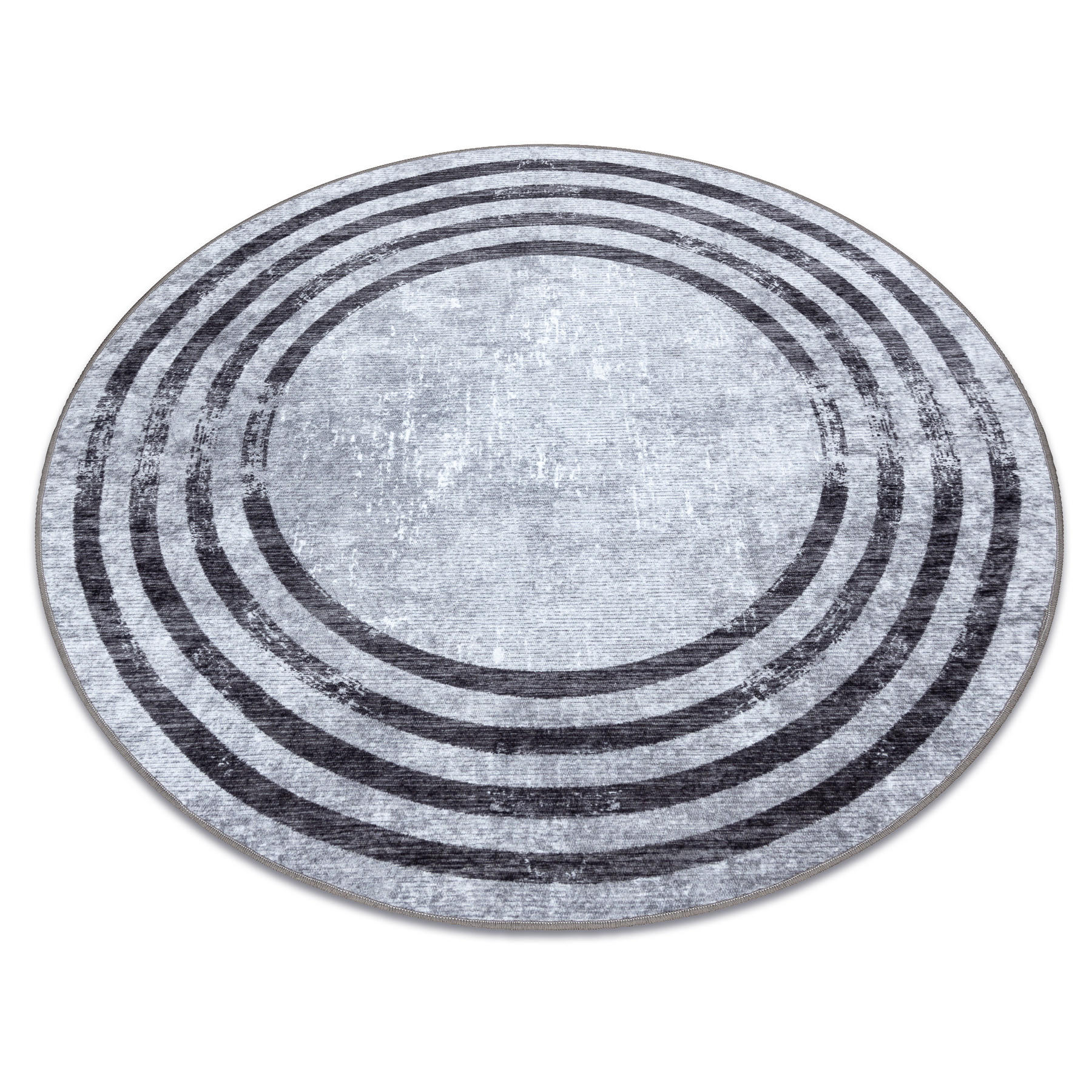 TEPPICH Miro 100 cm - Grau, Textil (100/100cm) - rugsX