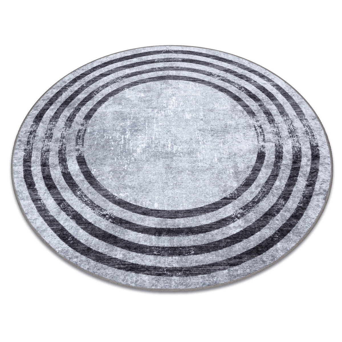 TEPPICH Miro 100 cm - Grau, Textil (100/100cm) - rugsX