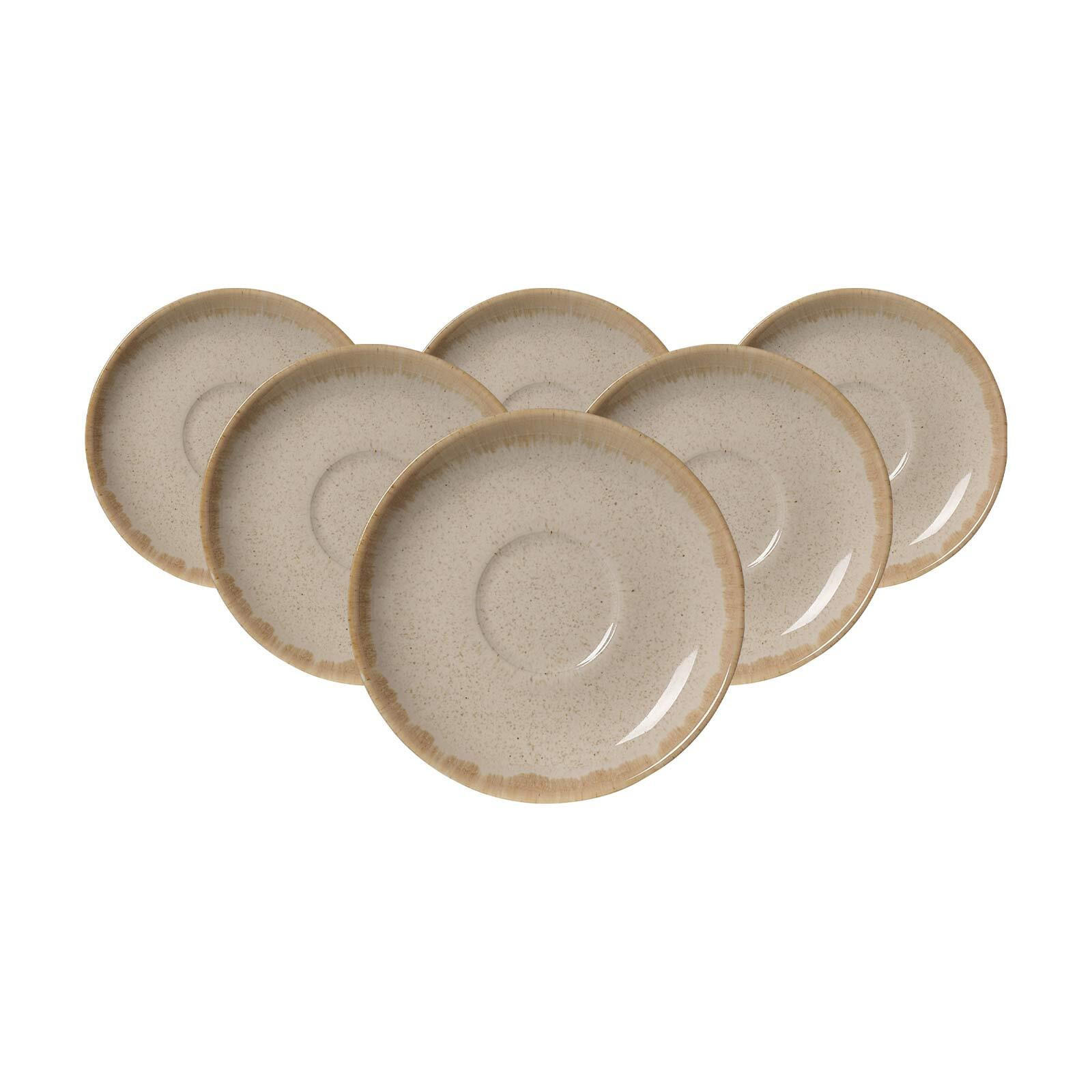 ESPRESSOUNTERTASSEN Sahara Creme ø 11,5 cm 6er Set - Creme, Keramik (11.5cm) - Ritzenhoff Breker