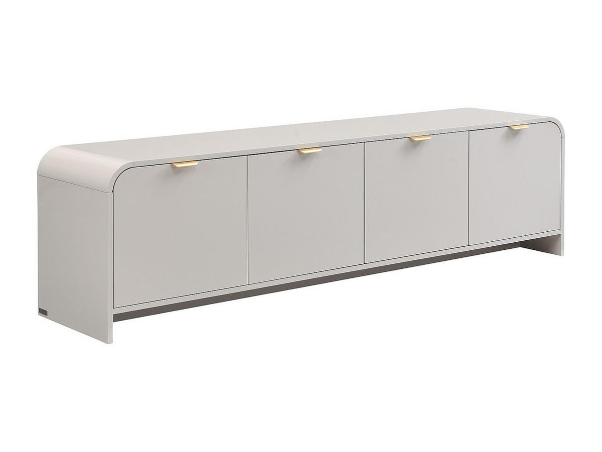 TV-BOARD - 180 cm x 40 cm - Holz, Platte - Beige - ORALINO - Beige, Holz (180/50/40cm) - Vente-Unique