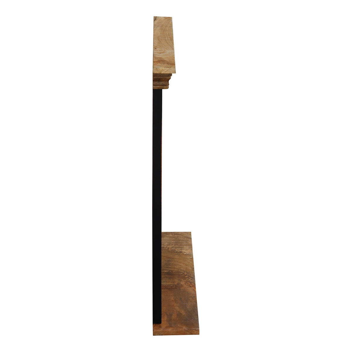 MASSIVER SPIEGEL - Mango Massiv - Schwarz, Holz/Holzwerkstoff (70/80/13cm) - home24