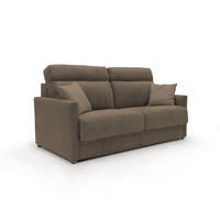 SCHLAFSOFA Margot - Braun, Textil (196/102/97cm) - Divani.store