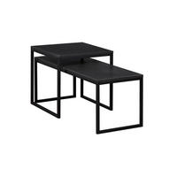 COUCHTISCH TONY Schwarz 50x50x50 cm - Schwarz, Holzwerkstoff (50/50/50cm) - FURNLUX
