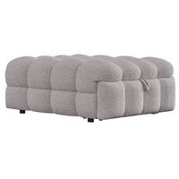 BETT 183/76/42 cm Grau aus Teddy mit 2-in-1-Funktion - Grau, Textil (70/180cm) - OKMYHOME