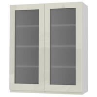 HÄNGESCHRANK Florence W4S/80 Weiß / RAL 1013 perlweiß HG 80 / 32,5 / 96cm - Weiß Hochglanz/Weiß, Holz/Holzwerkstoff (80/96/32.5cm) - Feldmann-Wohnen