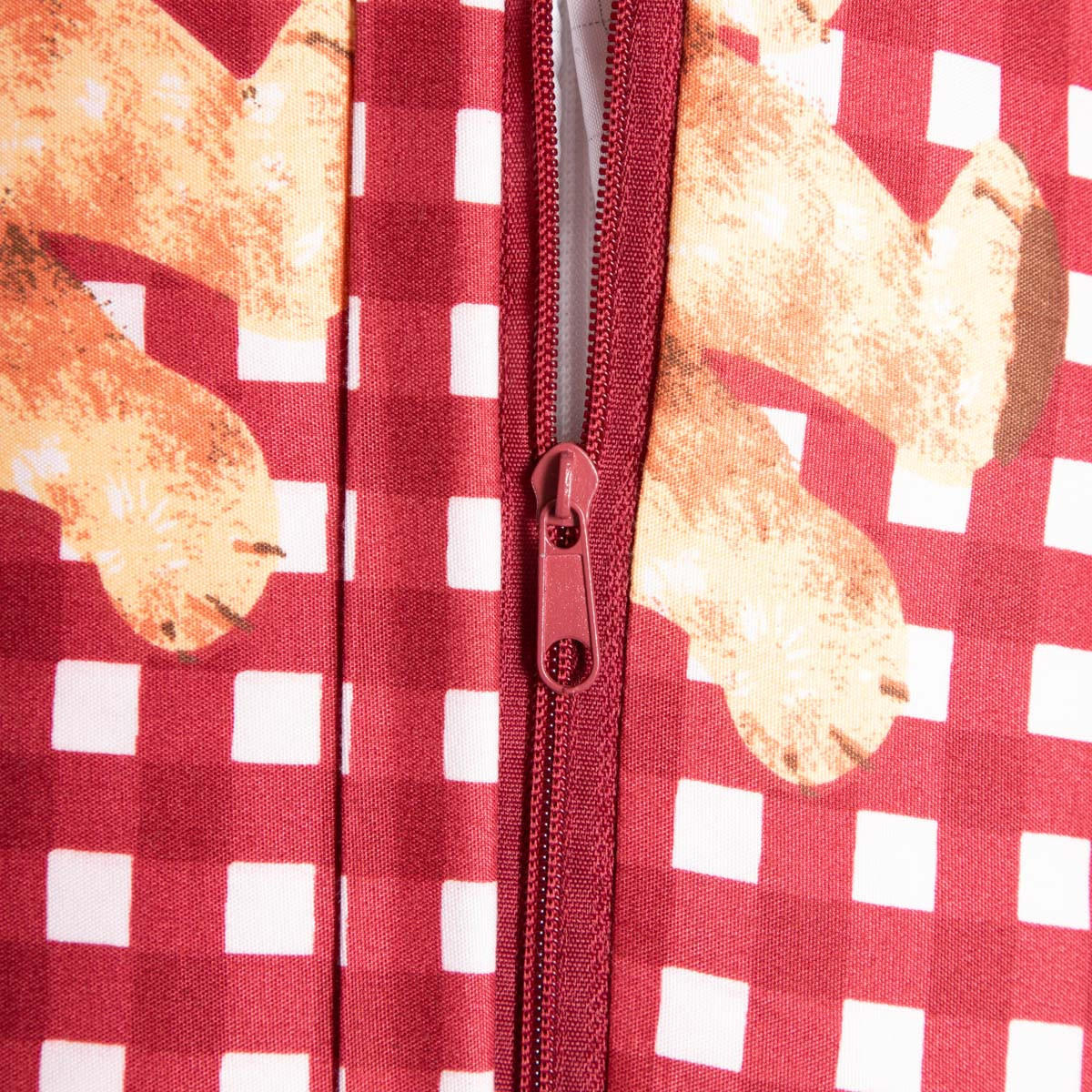 BETTWÄSCHE Nallar Mikrofaser 220/200 cm - Rot, Textil (220/200cm) - Homla