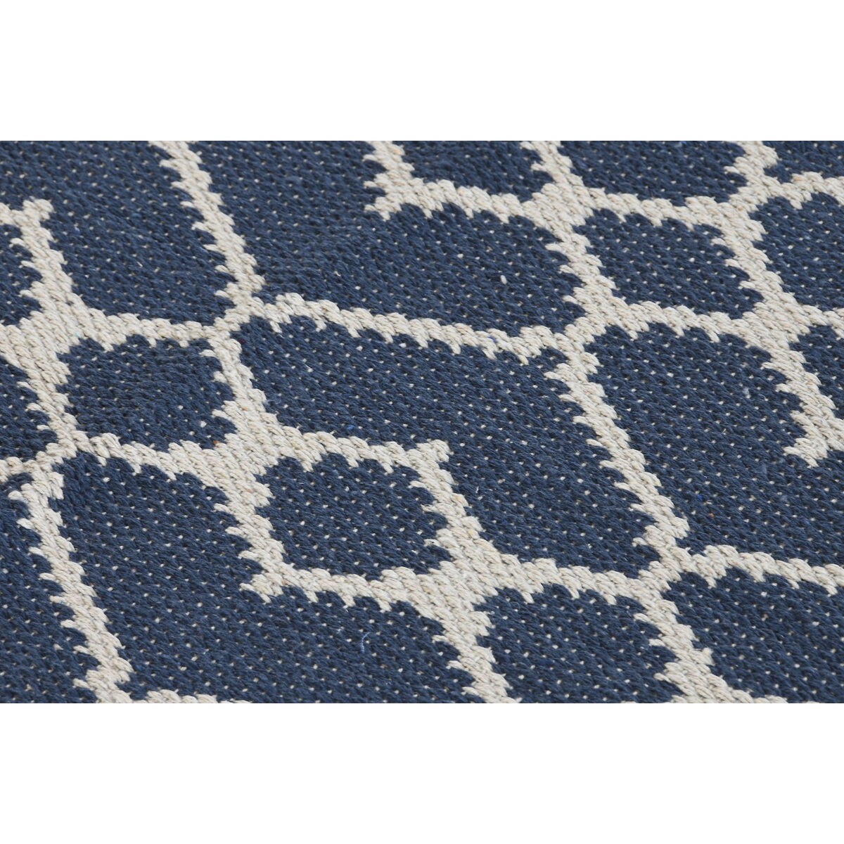 TEPPICH Blau Weiß Araber (120 x 180 x 1 cm) - Multicolor, Textil (120/180cm) - DKD Home Decor