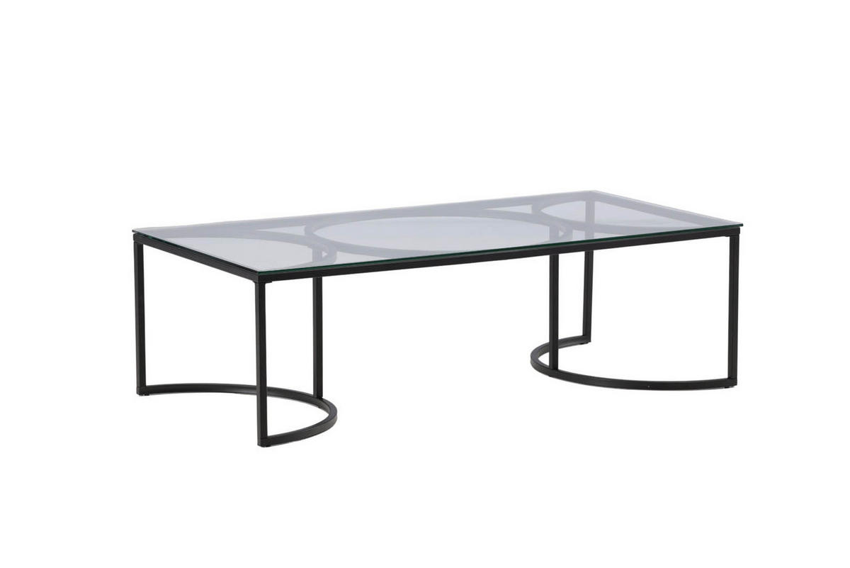 COUCHTISCH 70x140 cm - Schwarz, Holzwerkstoff (140/70/42cm) - ebuy24