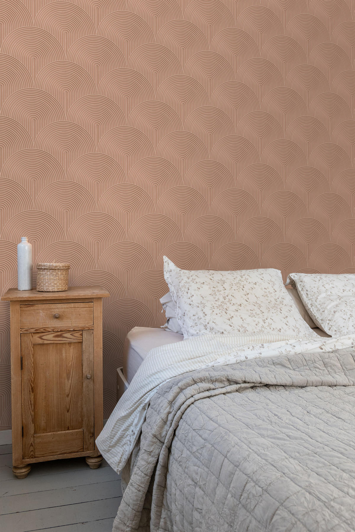 TAPETE 3D Muster 50 x 900 cm - Pink, Papier (50/900cm) - ESTAhome