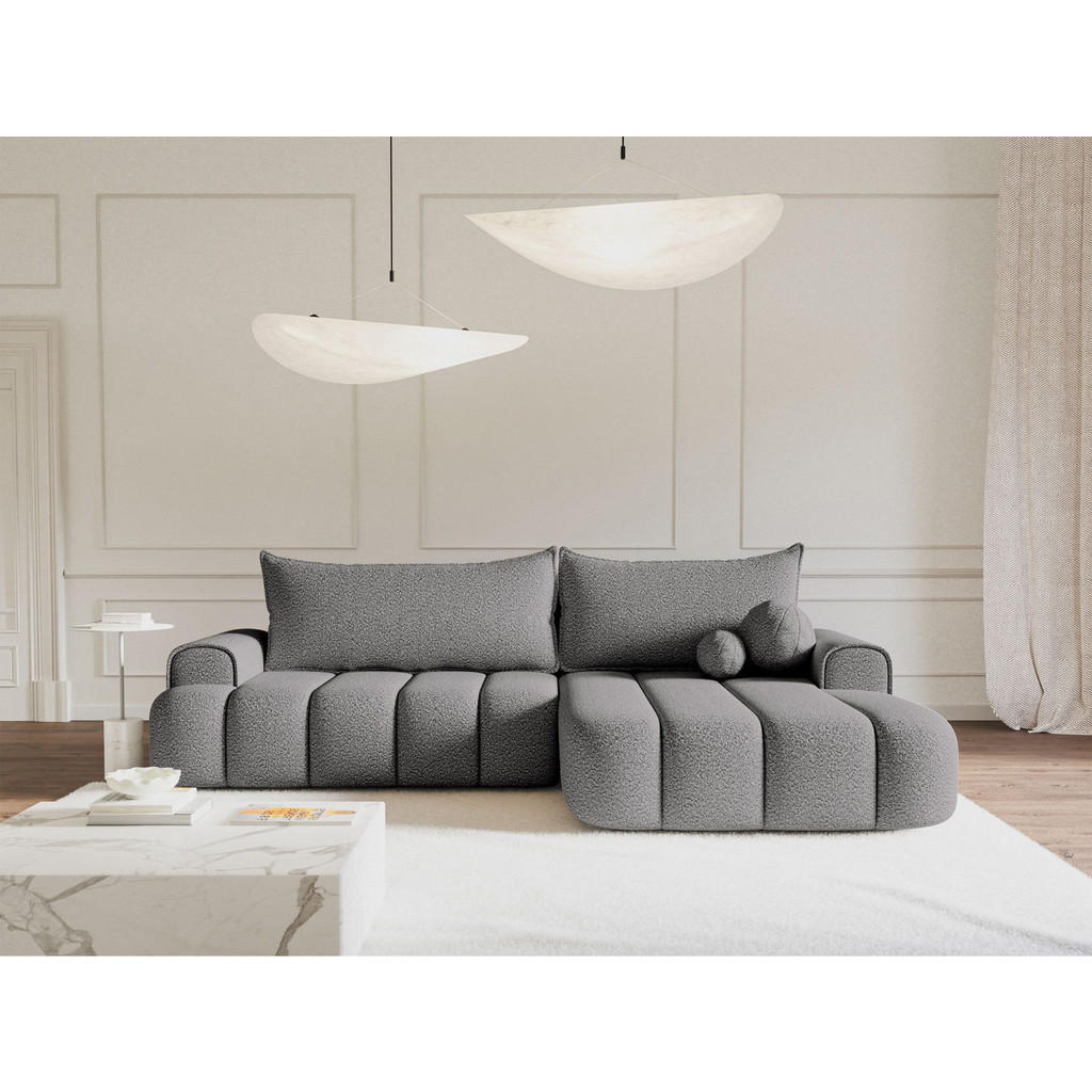 Thumbnail - Selsey Ecksofa, Grau, Textil, 3-Sitzer, Ottomane rechts,L-Form, 275x168 cm, Wohnzimmer, Sofas & Couches, Wohnlandschafte...