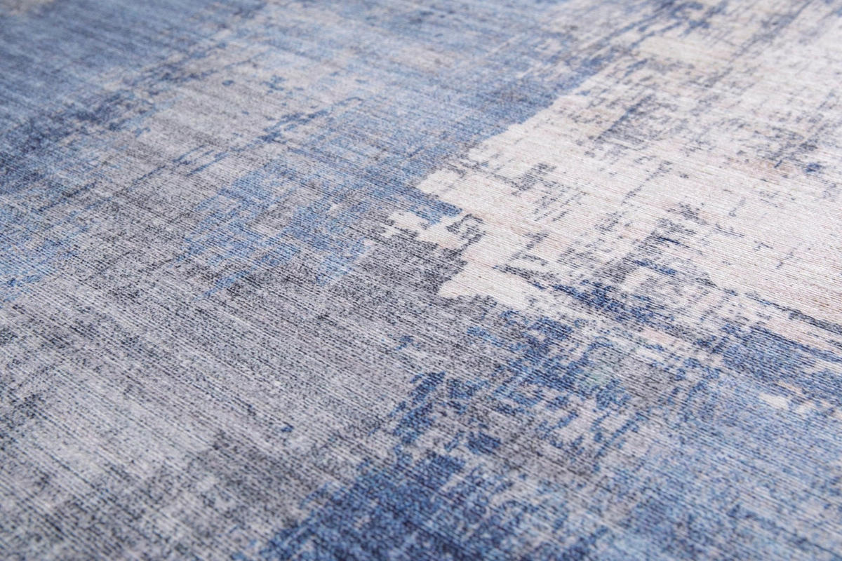 TEPPICH Design englische Kettelung blau - Blau, Textil (200/290cm) - AFK Living