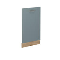 KRYT MYČKY NÁDOBÍ R-Line Modrošedá - medově dubová/šedohnědá, kompozitní dřevo (45/81.8/1.6cm) - Vicco