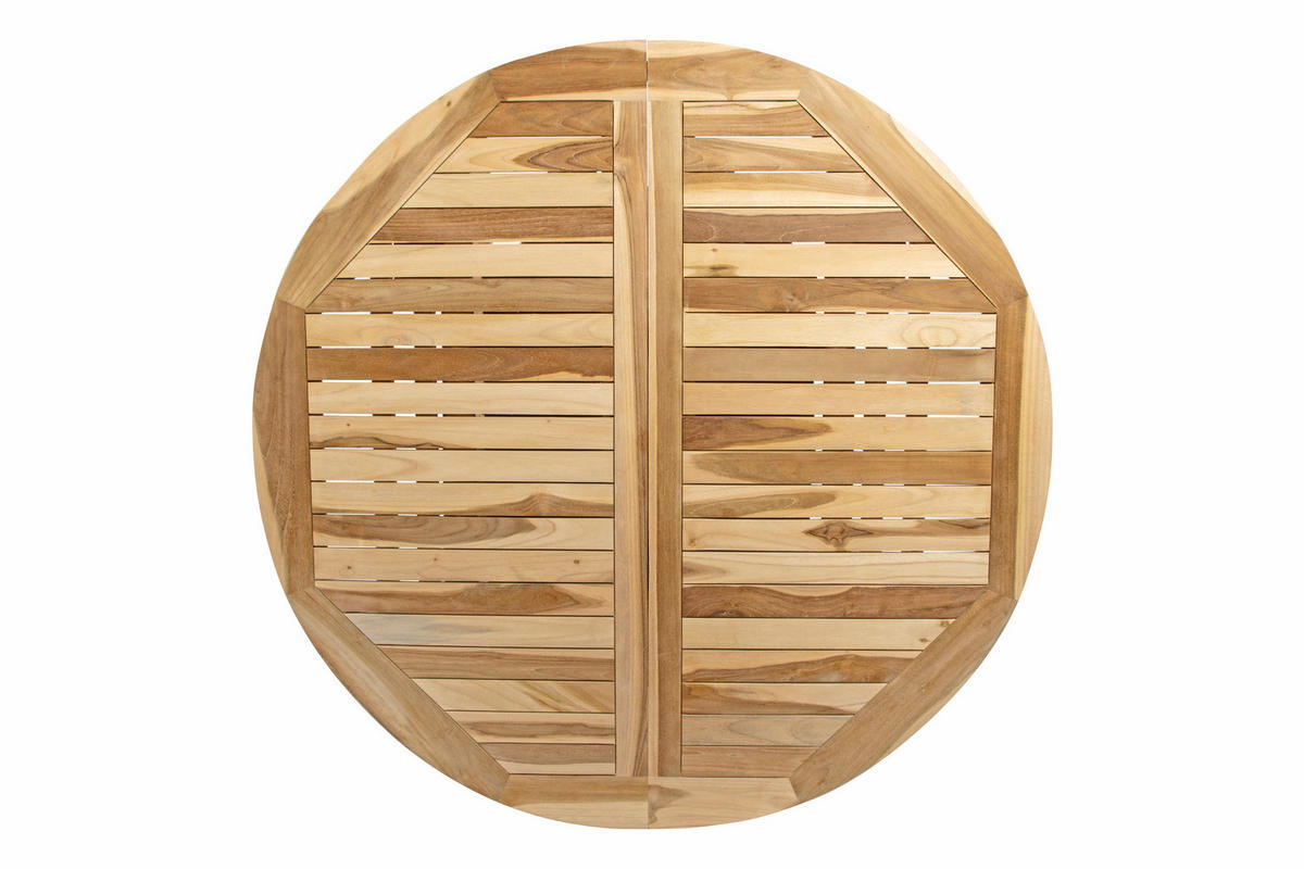 GARTENMÖBELSET 4TLG. BORNEO ARUBA - Beige, Holz - SAM