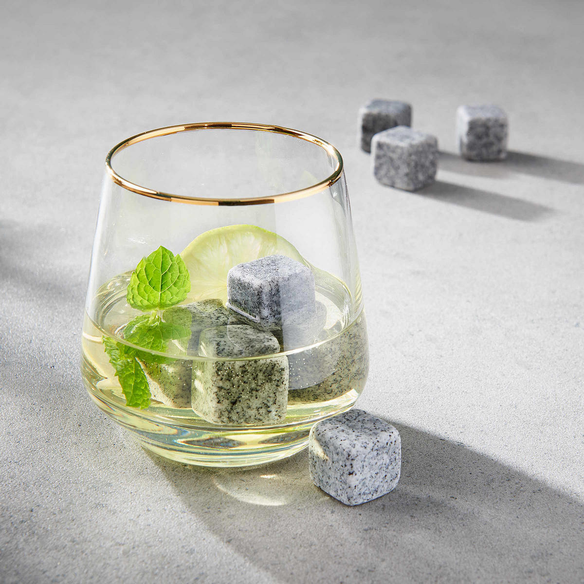 KÜHLSTEINE On The Rocks - Grau, Stein (2/2/2cm) - Butlers