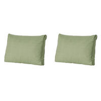 RÜCKENKISSEN Basic 43/73 cm 2er-Set - Grün, Textil (73/8/43cm) - Madison