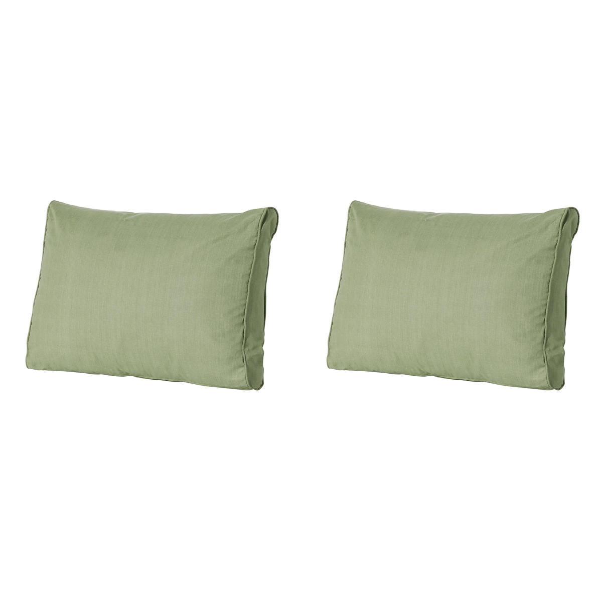 RÜCKENKISSEN Basic 43/73 cm 2er-Set - Grün, Textil (73/8/43cm) - Madison