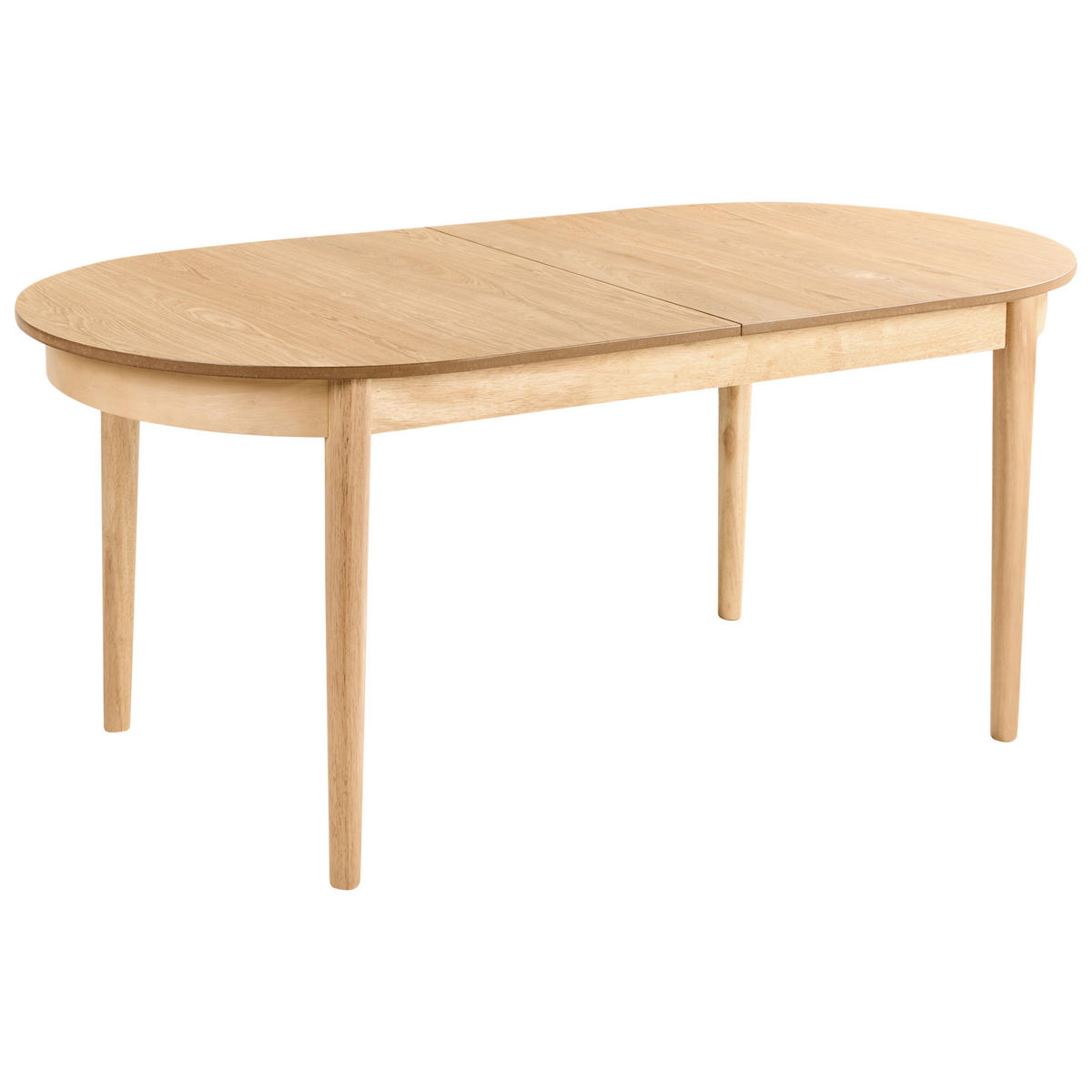 BLAGOVAONSKI STOL izvlačni svijetli jasenovo drvo 180-220/90 cm Larto - svijetlo smeđa, drvni materijal (180/90/76cm) - Beliani
