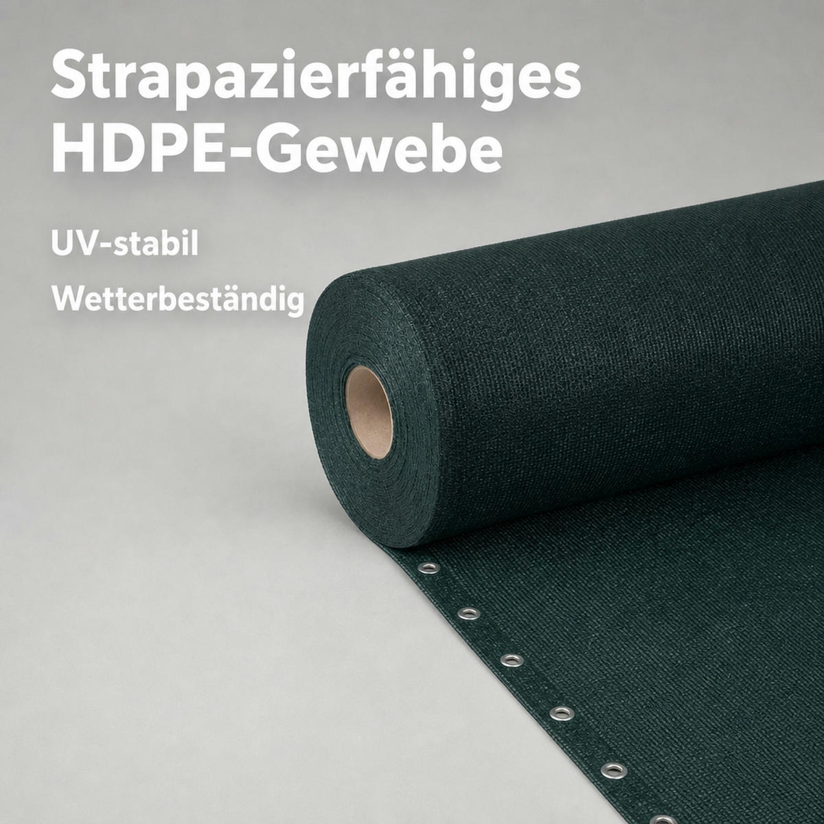 SICHTSCHUTZNETZ - Grün, Kunststoff (100/100cm) - KLASEBO