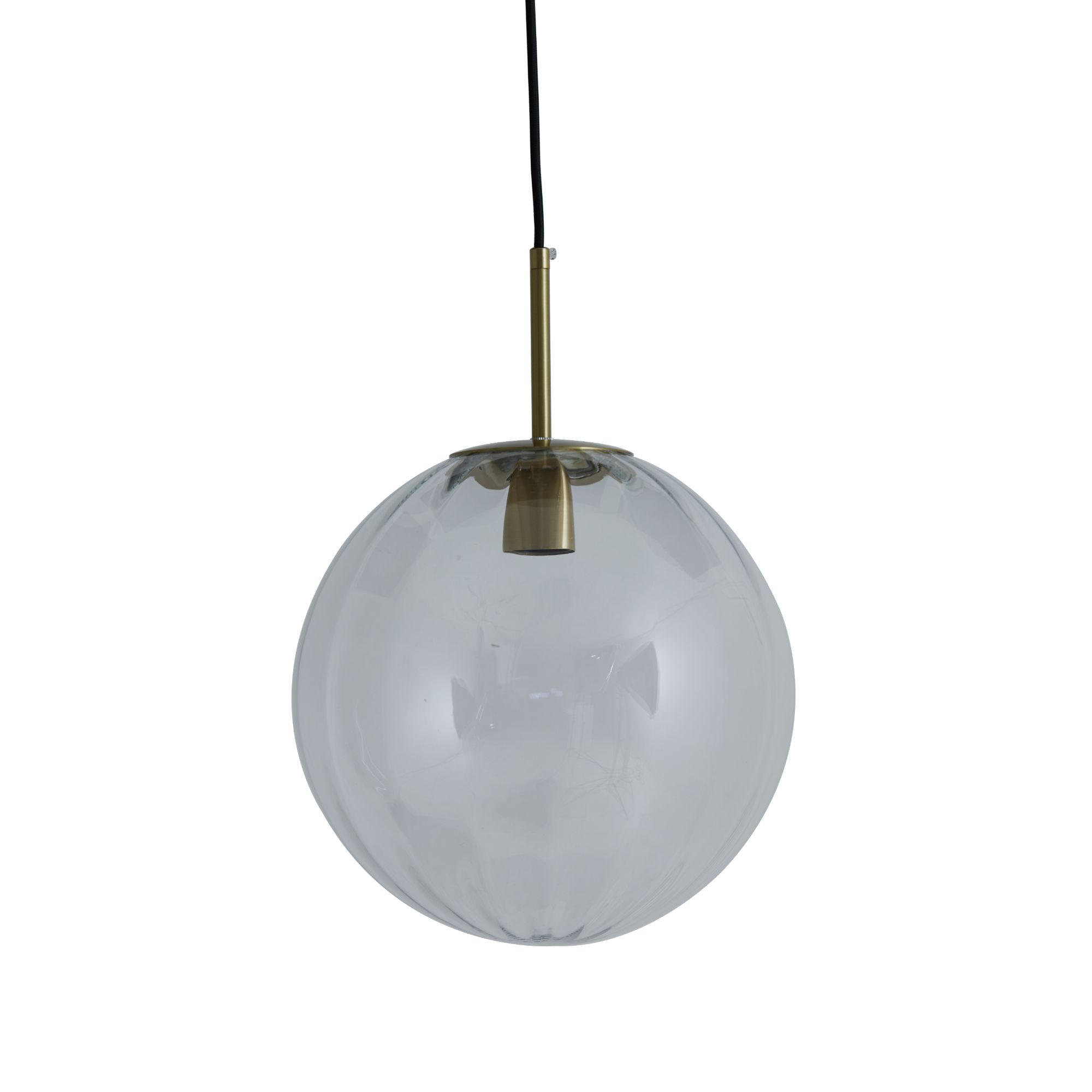 HÄNGELAMPE Magdala Hell Ø40/40 cm - Transparent, Glas (40/40/40cm) - Light & Living