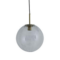 HÄNGELAMPE Magdala Hell Ø40/40 cm - Transparent, Glas (40/40/40cm) - Light & Living