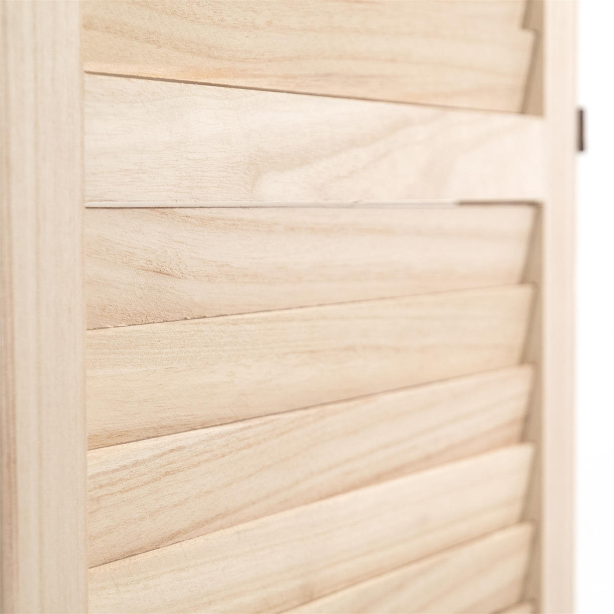 RAUMTEILER Cottage 3-tlg. Holz natur - Naturfarben, Holz (120/170/3cm) - DESIGN DELIGHTS