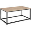 COUCHTISCH Lynch,100 x 55 x 45,5 cm,Industrial Holz hell, Eiche Sonoma - Naturfarben, Holzwerkstoff (100/55/45.5cm) - tectake