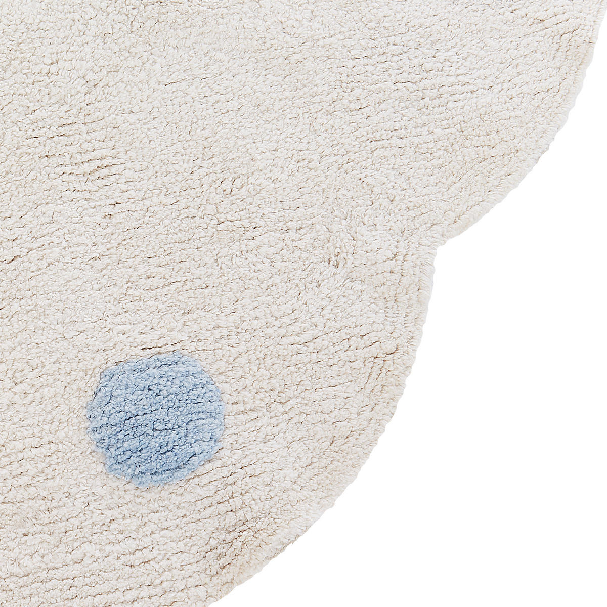 KINDERTEPPICH Durevi 120/120 cm - Beige/Multicolor, Textil (120/120cm) - Beliani
