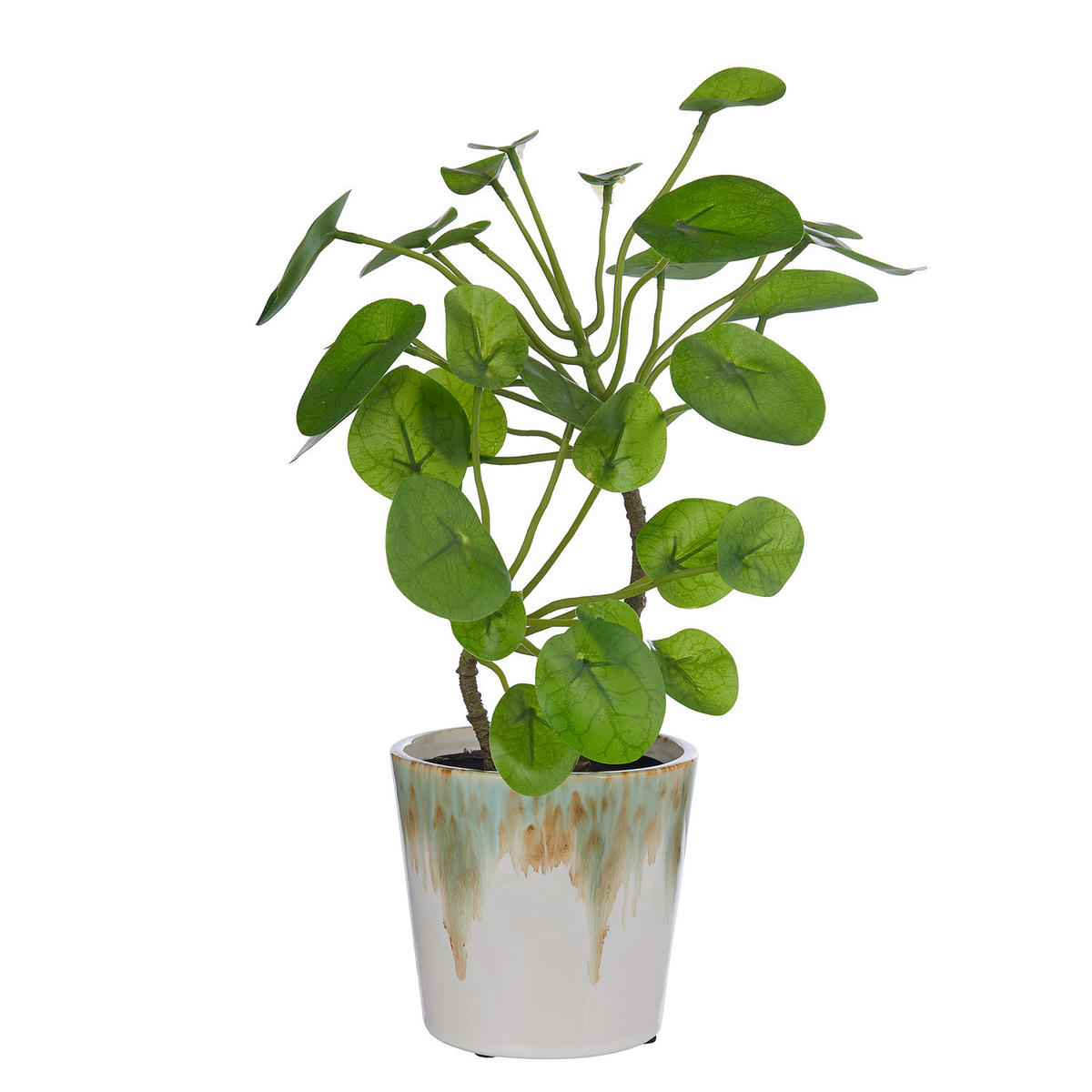 BLUMENÜBERTOPF Gradient - Beige, Keramik (14/13/14cm) - BUTLERS