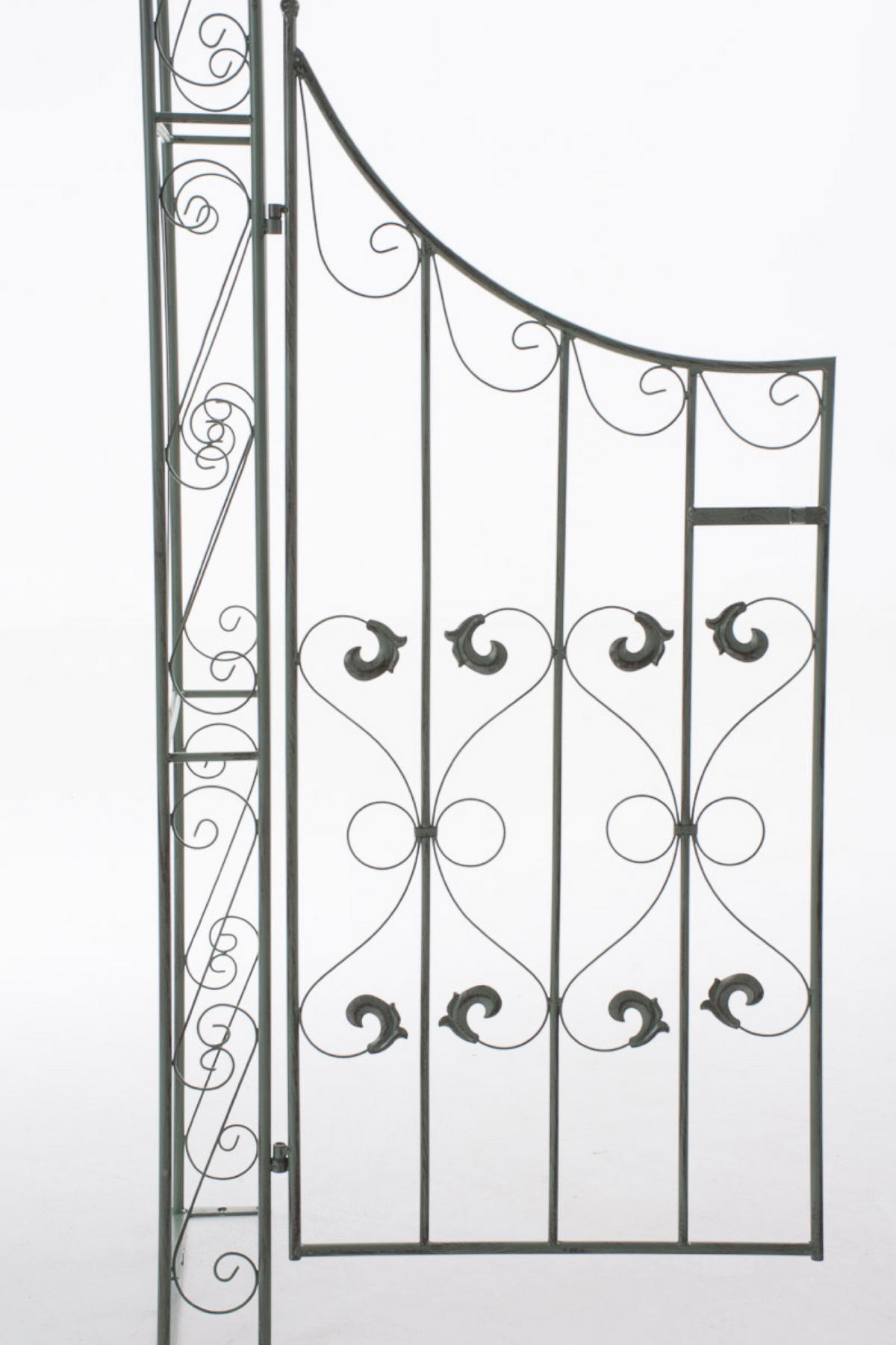ROSENBOGEN Shinay mit Tor antik-grün - Grün, Metall (128/245/26cm) - TPFGarden
