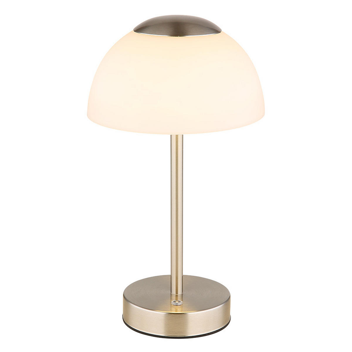 LED TISCHLEUCHTE SARIMA Silber matt - Silberfarben, Glas (15/15/28cm) - Globo Lighting