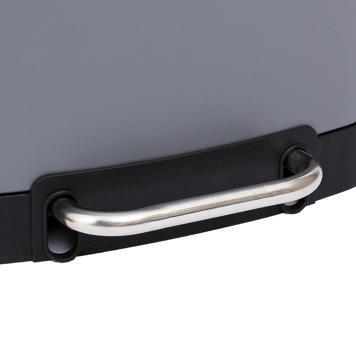 TRETABFALLEIMER Ariane, Metall, PP-Kunststoff, Anthrazitgrau, 30 Liter - Grau, Metall (32/61/34cm) - 5five Simply Smart