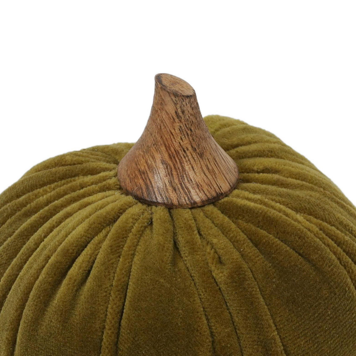 KÜRBIS Herbstdeko 11/11/10 cm - Grün, Textil (11/10/11cm) - Home Styling Collection