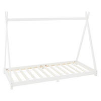 KINDERBETT Tipi 90x200 cm Weiß - Weiß, Holz (90/200cm) - ML-DESIGN