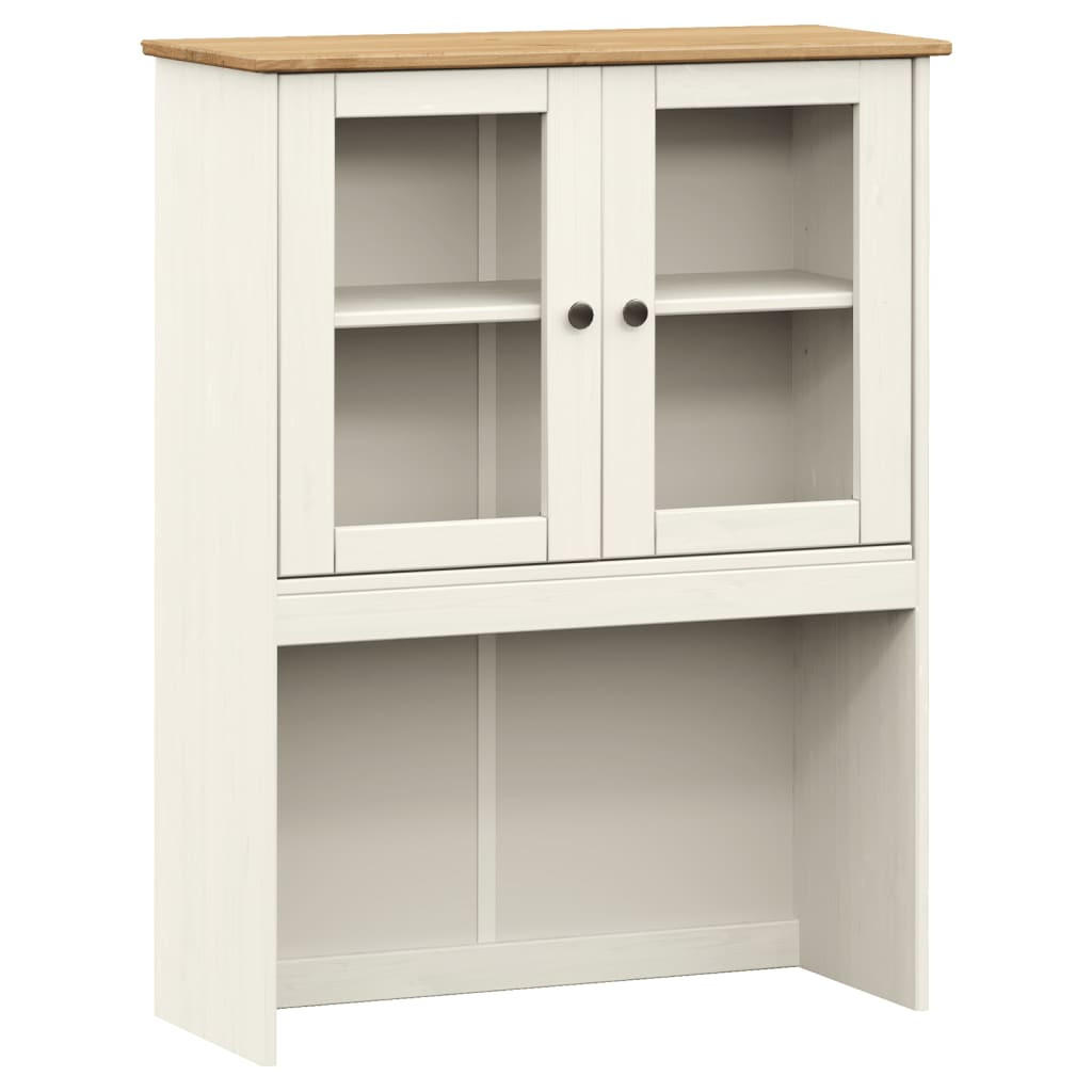 vidaXL Sideboard-Aufsatz Weiß 30x100x78 cm