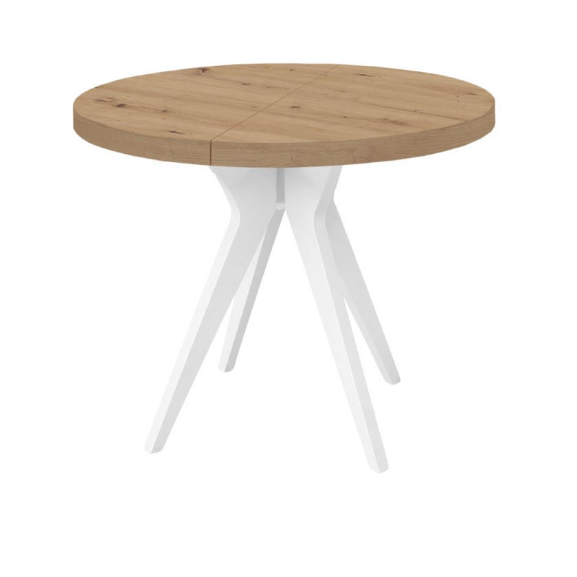 XXXLutz Tisch Eiche Artisan 120x77x120 cm
