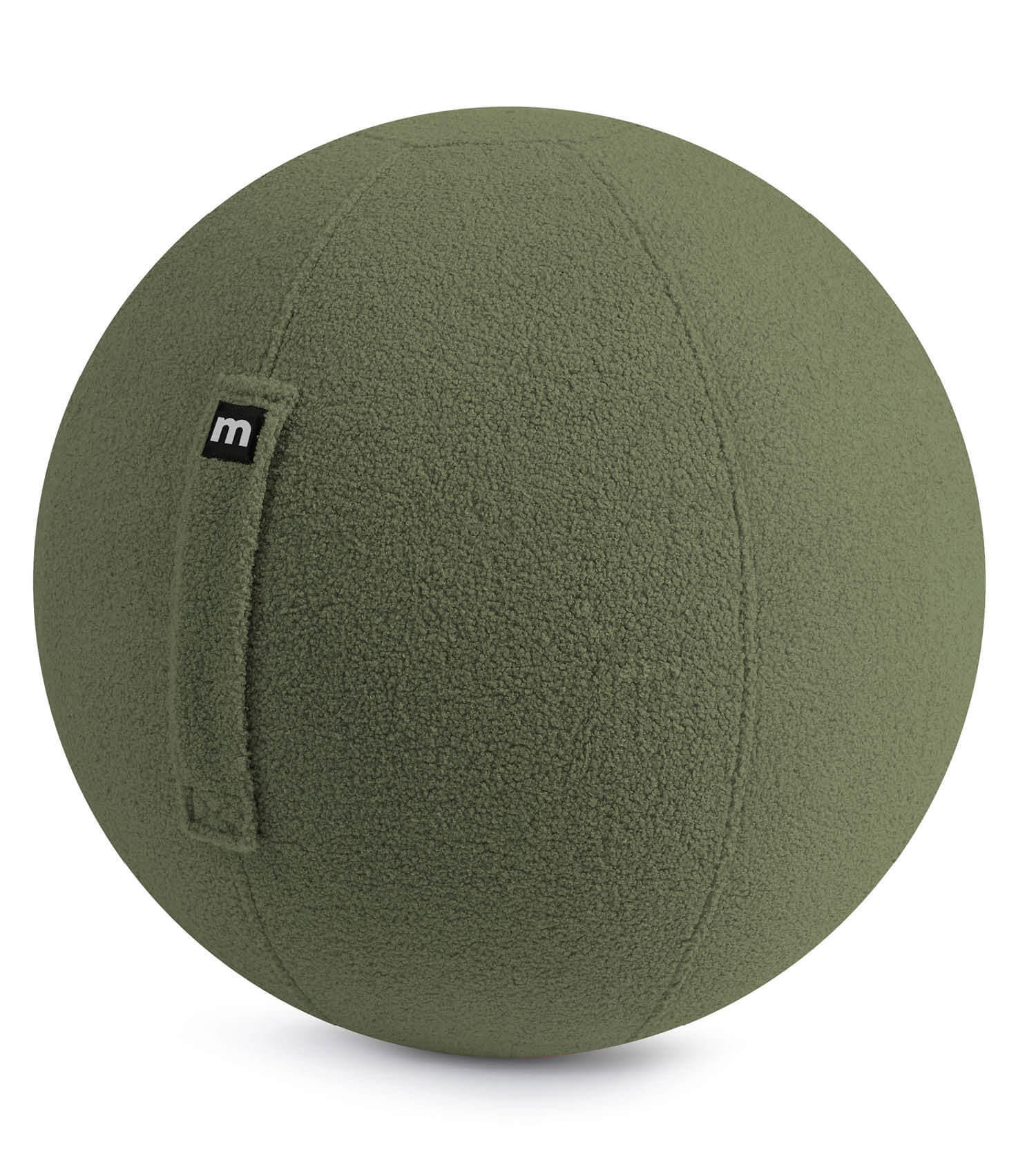 SITZBALL Der Runde - Grün, Textil (65/65/65cm) - Mokebo