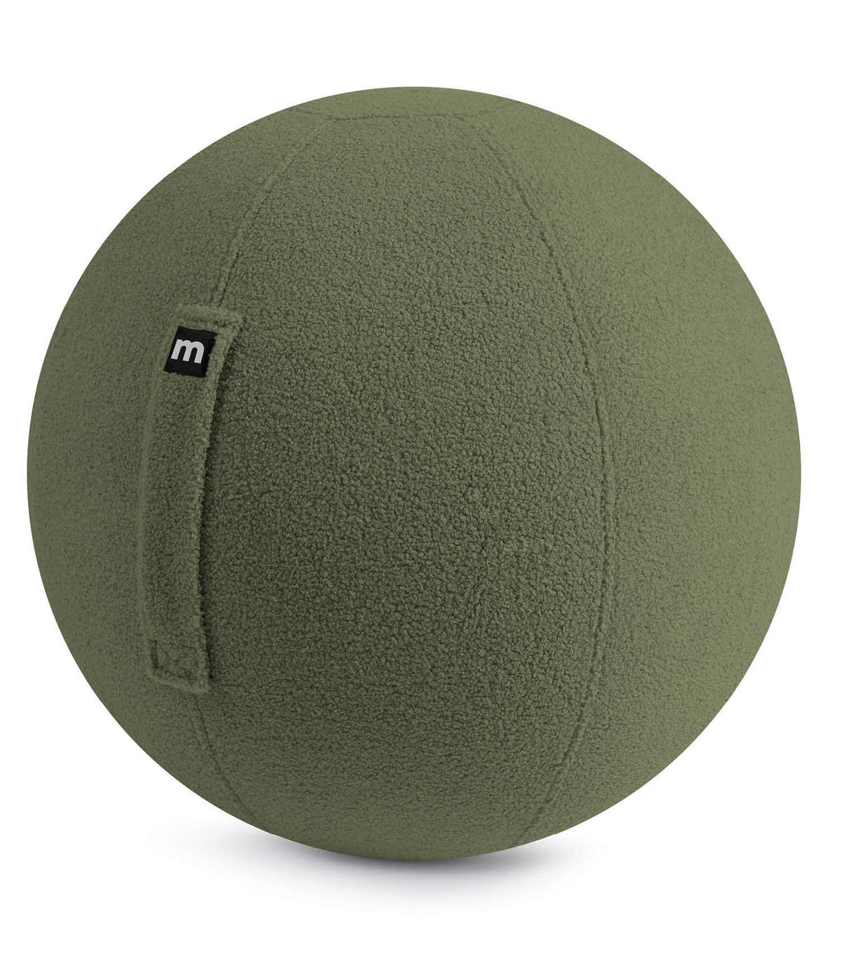 SITZBALL Der Runde - Grün, Textil (65/65/65cm) - Mokebo