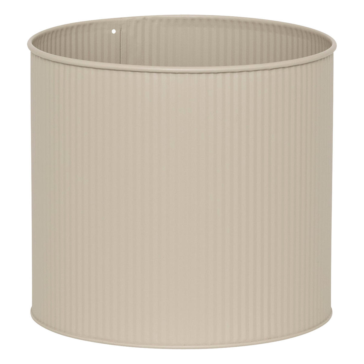 BLUMENTOPF Metall Aze Ø 30 cm 2er-Set - Beige, Metall (28.5/26/28.5cm) - Atmosphera Createur d´interieur