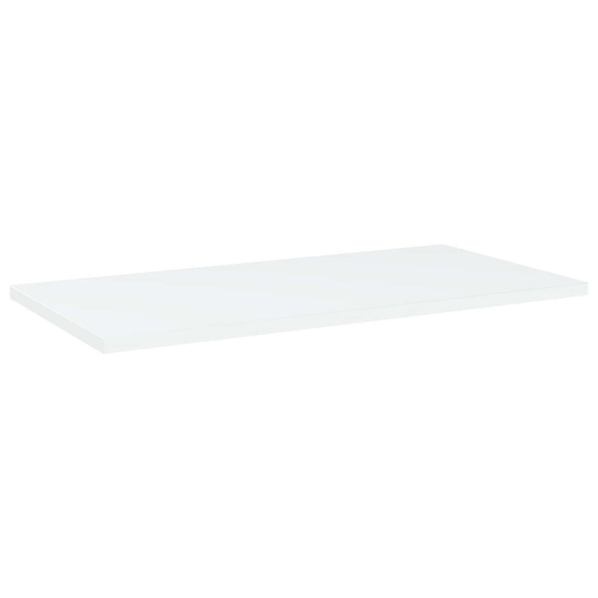 BÜCHERREGAL-BRETTER 4er set Weiß 60/30/1,5 Cm Holzwerkstoff - Weiß, Holzwerkstoff (60/1.5/30cm) - vidaXL