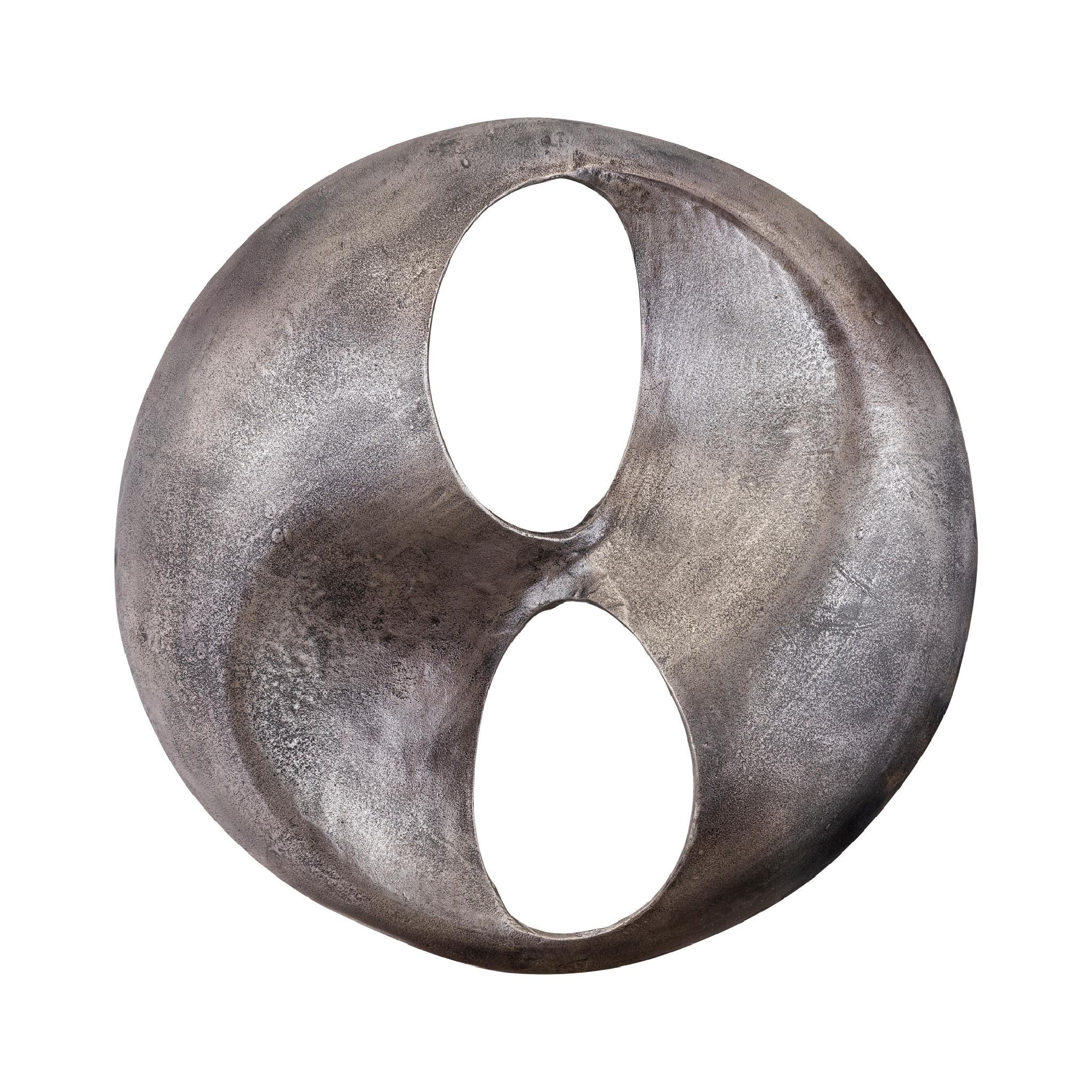WANDPANEEL Deuie Silber 70/10/70cm - Silberfarben, Metall (10/70/70cm) - PTMD Collection