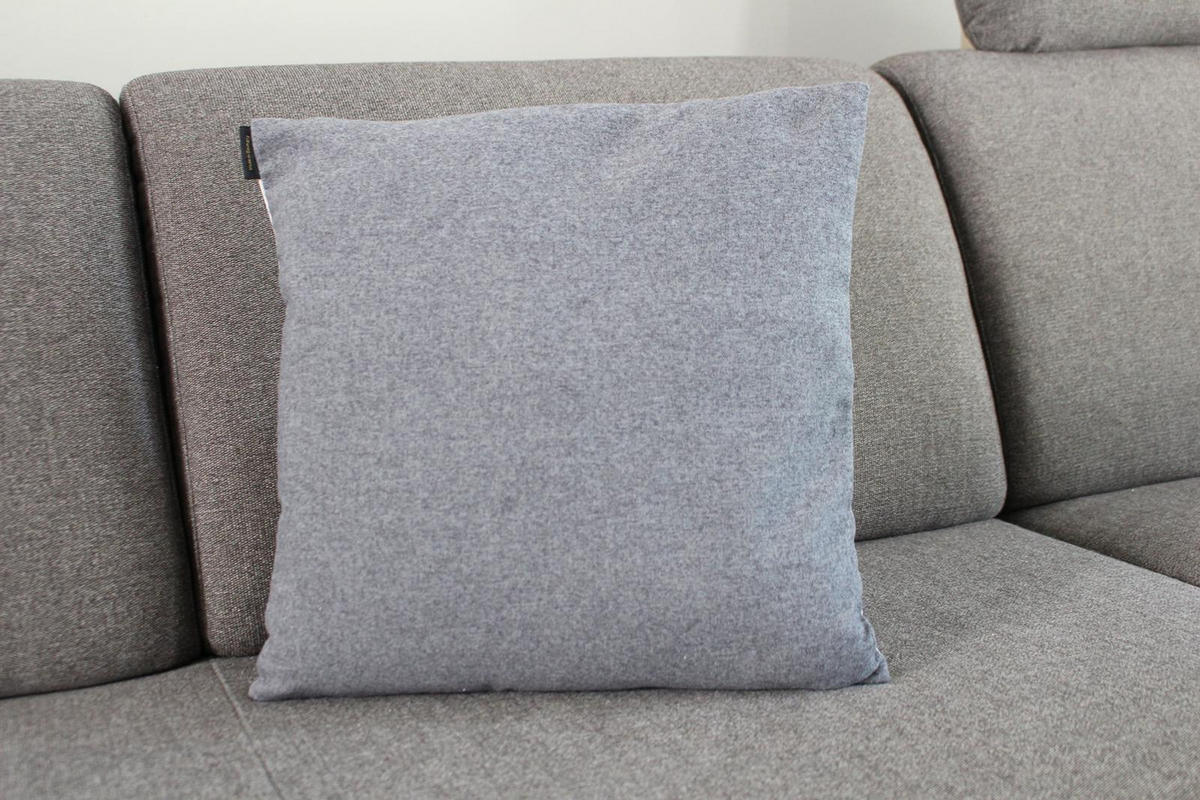 KISSENHÜLLE BERGWELTEN - Schwarz, Textil (45/45cm) - Yve! decoration